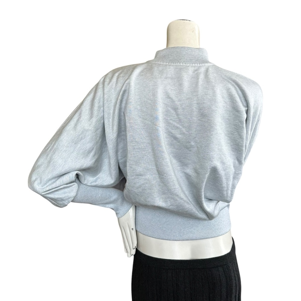 Opening Ceremony Icy Grey Mockneck Pullover Dolman Sleeve Sweater Top Size Small - Picture 6 of 12